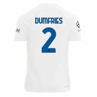 Inter Milan Denzel Dumfries #2 Bortatröja 2023-24 Kortärmad